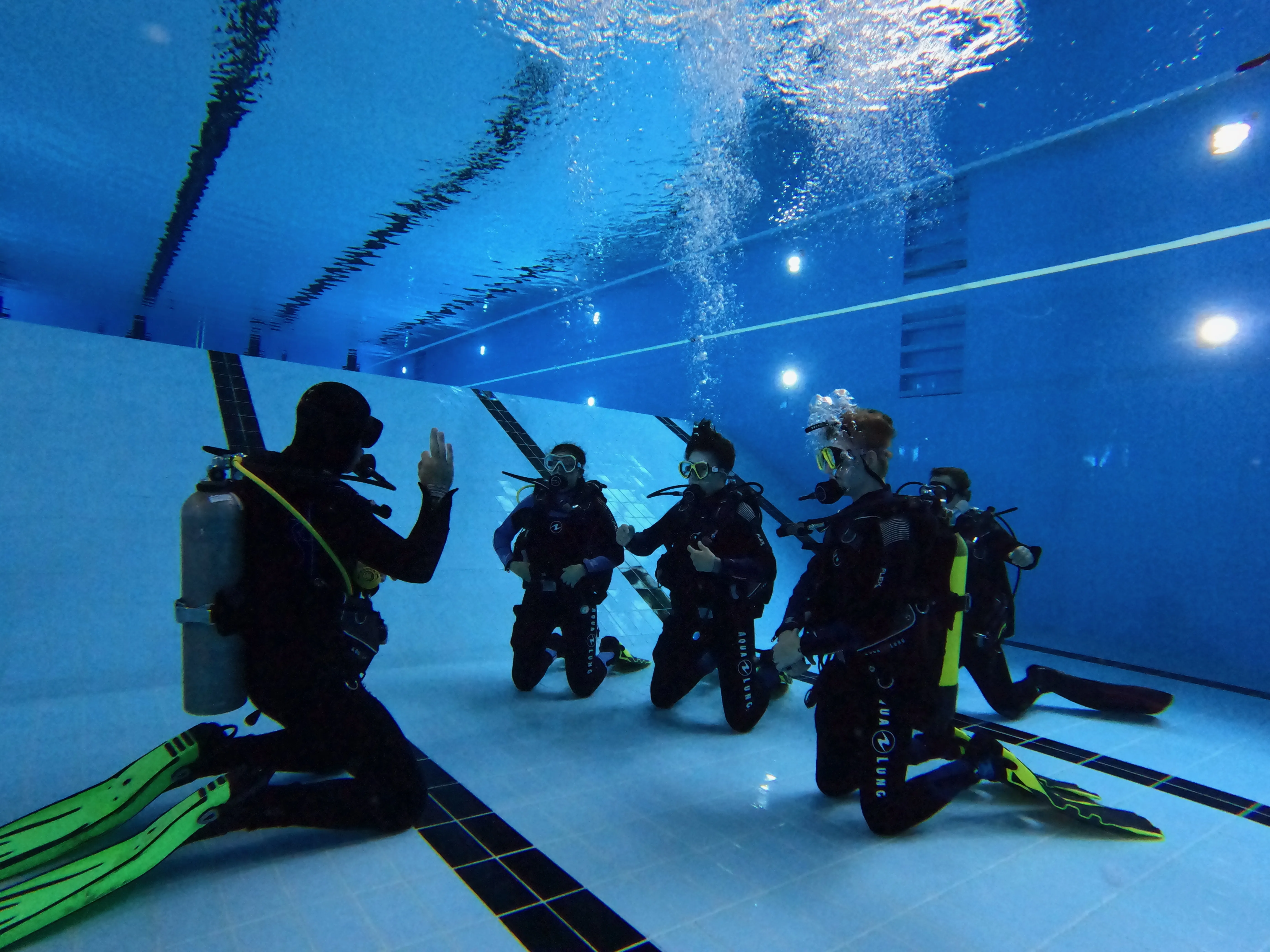 Schwimmbad-Ausbildung